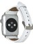 Apple Watch Uyumlu Deri Kordon 38-40-41MM Slim F3 Beyaz 2