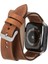 Apple Watch Uyumlu Deri Kordon 42-44-45MM Dt G2 2