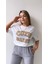Kabartmalı Cute Daisy Tişört Ekru Bej 6