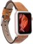 Apple Watch Uyumlu Deri Kordon 38-40-41MM Slim G19 Taba 5