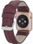 Apple Watch Uyumlu Deri Kordon 42-44-45MM Fl6 Bordo 2