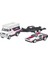 Hot Wheels Car Culture Team Transport Dmc Delorean & Hw Rally Hauler Diecast Car 3