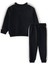 Garnili Sweatshirt Takım 2-8 Yaş Siyah 2