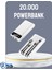Hızlı Şarj Destekli 20.000MAH Powerbank USB Type-C Lightning LCD 1