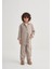 Gömlekli Tencel Takım 2-7 Yaş Bej 1