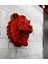 Dekoratif Asılabilir Aslan Başı 3D Duvar Heykeli Gold Red 20X21 cm 1