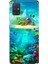 Samsung Galaxy A71 Kılıf Desenli Baskılı Tpu Rubber Kapak Island 1