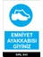 Emniyet Ayakkabısı Giyiniz 5 mm Dekota 25X35CM Uyarı Levhası 1