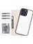 Apple iPhone 13 Pro Max Uyumlu Deri Cüzdanlı Kılıf F3 Beyaz 5