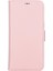 Apple iPhone 13 Uyumlu Deri Cüzdanlı Kılıf Toz Pembe 2