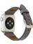 Apple Watch Uyumlu Deri Kordon 42-44-45MM Slim Rst9 Gri 2