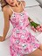 Arias Closet Pembe Kedi Desenli Fantezi Gecelik 3