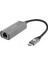 S-Lınk SW-U336 Gri Metal Type-C To RJ45 10/100/1000MBPS Gigabit Adaptör 1