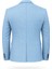 Erkek Karyağdı Desenli Slim Fit Blazer Ceket – Mavi & Gri – Şık Günlük ve Ofis Kombin 4