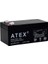 Atex AX12-3.2 12 Volt - 3.2 Amper Bakımsız Kuru Akü (134X70X60 Mm) 1