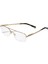 VCHB95M 0349 Titanium Gold Yarım Çerçeve Altın Unısex Gözlük 5