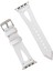 Apple Watch Uyumlu Deri Kordon Ba2 42-44-45MM F3 Beyaz 4