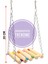Uniq Bird Toys Ahşap Ham Kuş Oyun Salıncağı ( Hamak ) 2
