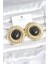 Pirinç Gold Renk Siyah Boncuklu Vintage Kadın Küpe - TJ-BKP11388 1