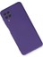 Samsung Galaxy A22 Kılıf Nano Içi Kadife Silikon - Mor 2
