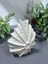 Beyaz Mercan Form Dekoratif Vazo – 24 cm 3