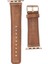 Apple Watch Uyumlu Deri Kordon 42-44-45MM G19 Taba 3