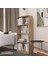 Modern Çok Renkli Kitaplık – Minimalist 4 Raflı Depolama Ünitesi (Beyaz / Sonomo / Atlantik Çam) 2