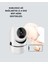 1080P Wifi Akıllı Güvenlik Kamerası – Pan & Tilt Hareket Takip ve Iki Yönlü - MK001R-4ODC8 2