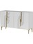 KA1208BG - Meyra Konsol, Kahve Köşesi ve Tv Sehpası 120CM Beyaz-Gold 6
