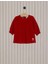 Queenkids Kız Bebek Polo USB2176 Kadife Elbise Kırmızı 1