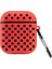 Airpods 3 (3.nesil) Spor Delikli Kılıf - Kırmızı-Siyah 1