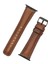 Apple Watch Uyumlu Deri Kordon 38-40-41MM RTST2EF Taba 4