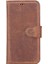 Apple iPhone 12 Mini Uyumlu Deri Cüzdanlı Kılıf G2 Antik Kahve 4