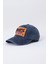 Eskitme Kot Lacivert Hardal Baseball Cap Nakışlı Tasarım Şapka 2