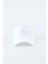 Kp Nakışlı Baseball Cap Şapka - Beyaz 2
