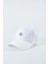Kp Nakışlı Baseball Cap Şapka - Beyaz 2