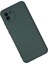 Samsung Galaxy A03 Kılıf Nano Içi Kadife Silikon - Koyu Yeşil 3
