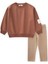 Sweatshirt Takım 2-10 Yaş A Kahve 1