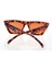 Leopar Çerçeve Cat Eye Kadın Güneş Gözlüğü - Moda Gözlük 3