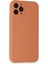 iPhone 11 Pro Kılıf Nano Içi Kadife Silikon - Mat TURUNCU-(5796) - MR000K-1FHRF4 3