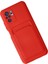 Xiaomi Redmi Note 10S Kılıf Kelvin Kartvizitli Silikon - Kırmızı 3
