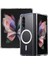 Samsung Galaxy Z Fold 4 Kılıf Magneticsafe Şeffaf Silikon - Şeffaf 2