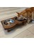 Doğal Masif Ahşap Kedi Köpek Mama Kabı Su Tası Standı Pet Shop 1