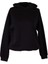 3 Ip Şardonlu Kapüşonlu Siyah Kadın Sweatshirt 26KDT1000009 1