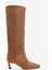 Kadın Hakiki Deri Taba Süet Topuklu Çizme 594 5840 Bn Czm SK25-26 Taba Suet 1