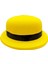 Neon Partisi Sarı Renk Melon Plastik Parti Şapkası 1