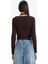 Halter Yaka Katmanlı Ribana Uzun Kollu TIŞÖRT G3668AX25WN 5