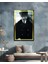 Sarı Çerçeve Görünümlü Atatürk Cam Tablo 5