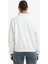 Relax Fit Polo Yaka Baskılı Kalın Sweatshirt Kumaşı SWEATSHIRT G7048AX25WN 5