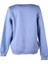 New York Baskılı Mavi Kadın Sweatshirt 26KL71S95007 3